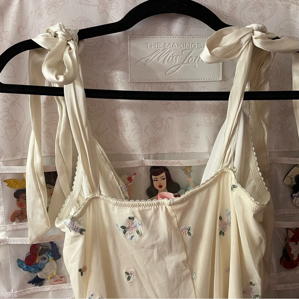 PRICE FIRM 🎀 	SUGAR THRILLZ
WILDFLOWER FABLES MINI DRESS - IVORY - Picture 4 of 7